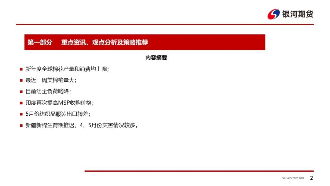 【棉系周报】短期调整行情不改棉花上涨趋势