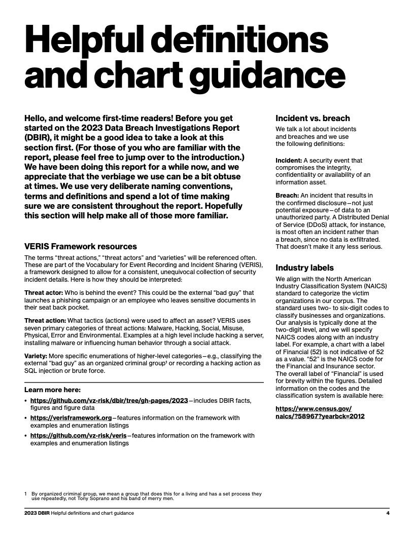 Verizon:2023年度数据泄露调查报告