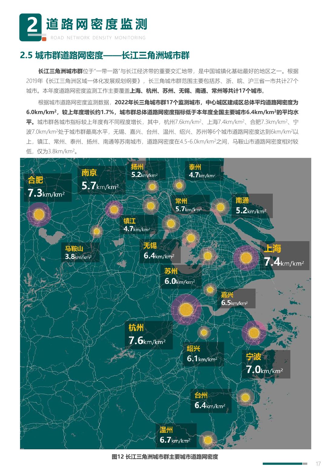 中规院:2023年度中国主要城市道路网密度与运行状态监测报告