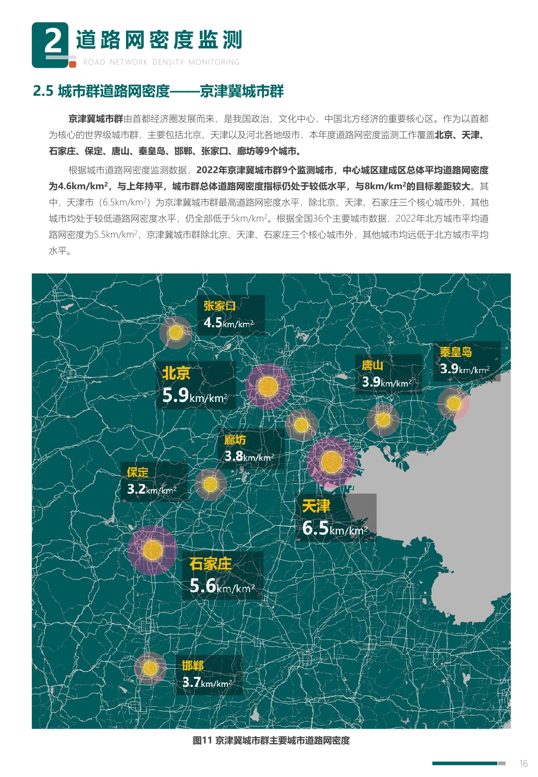 中规院:2023年度中国主要城市道路网密度与运行状态监测报告