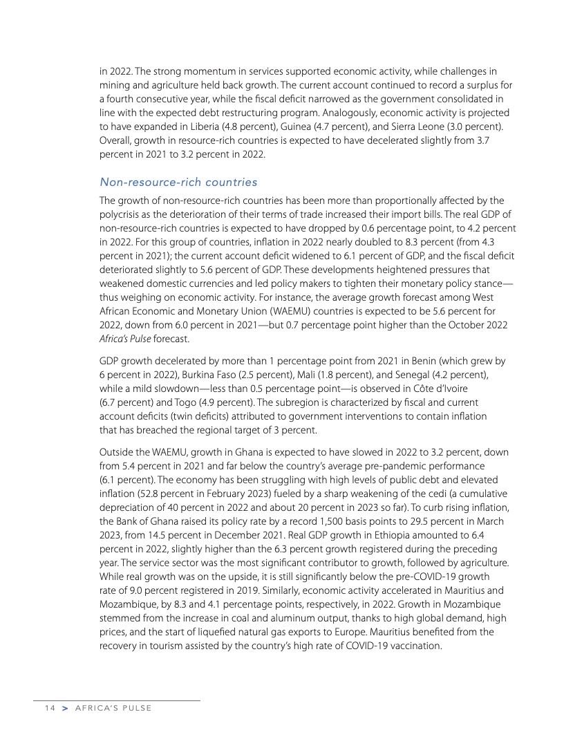 2023年4月非洲脉搏:对影响非洲未来的问题分析