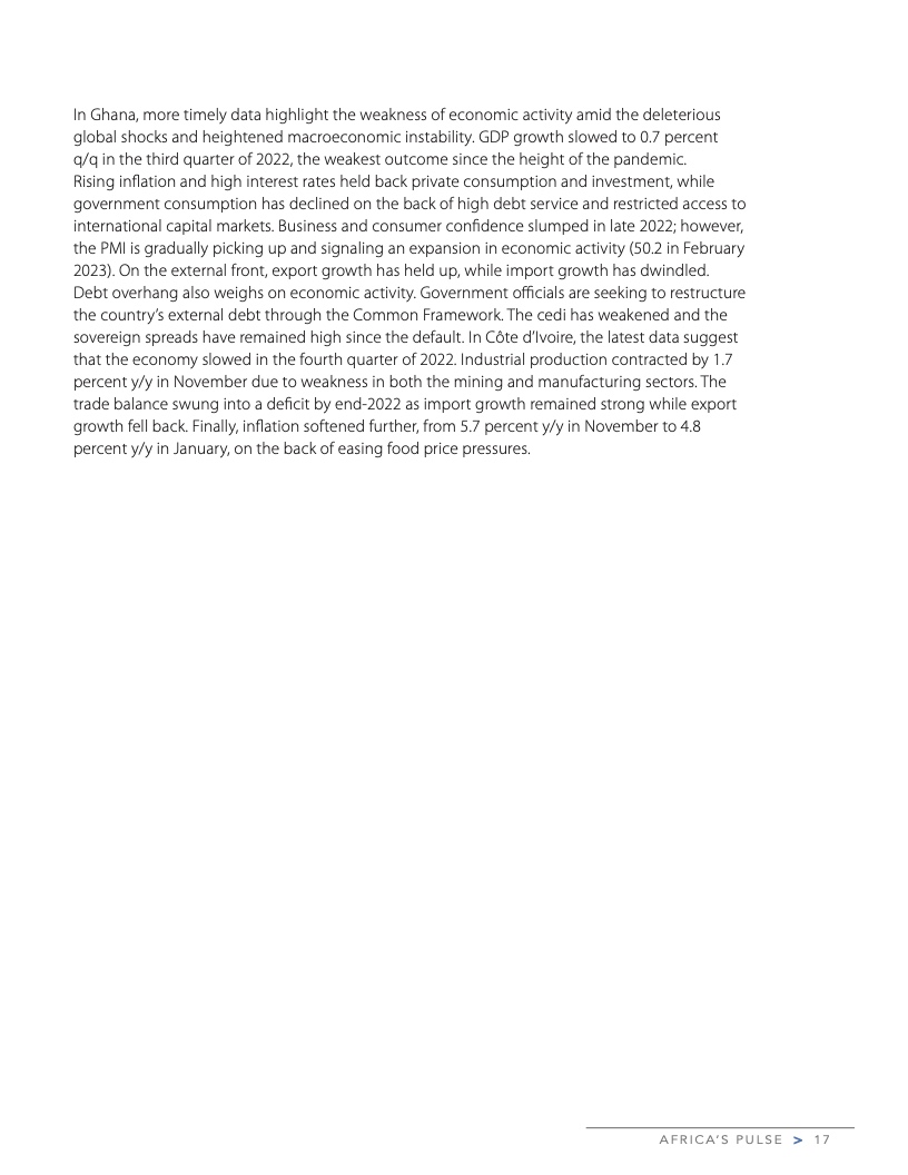 2023年4月非洲脉搏:对影响非洲未来的问题分析