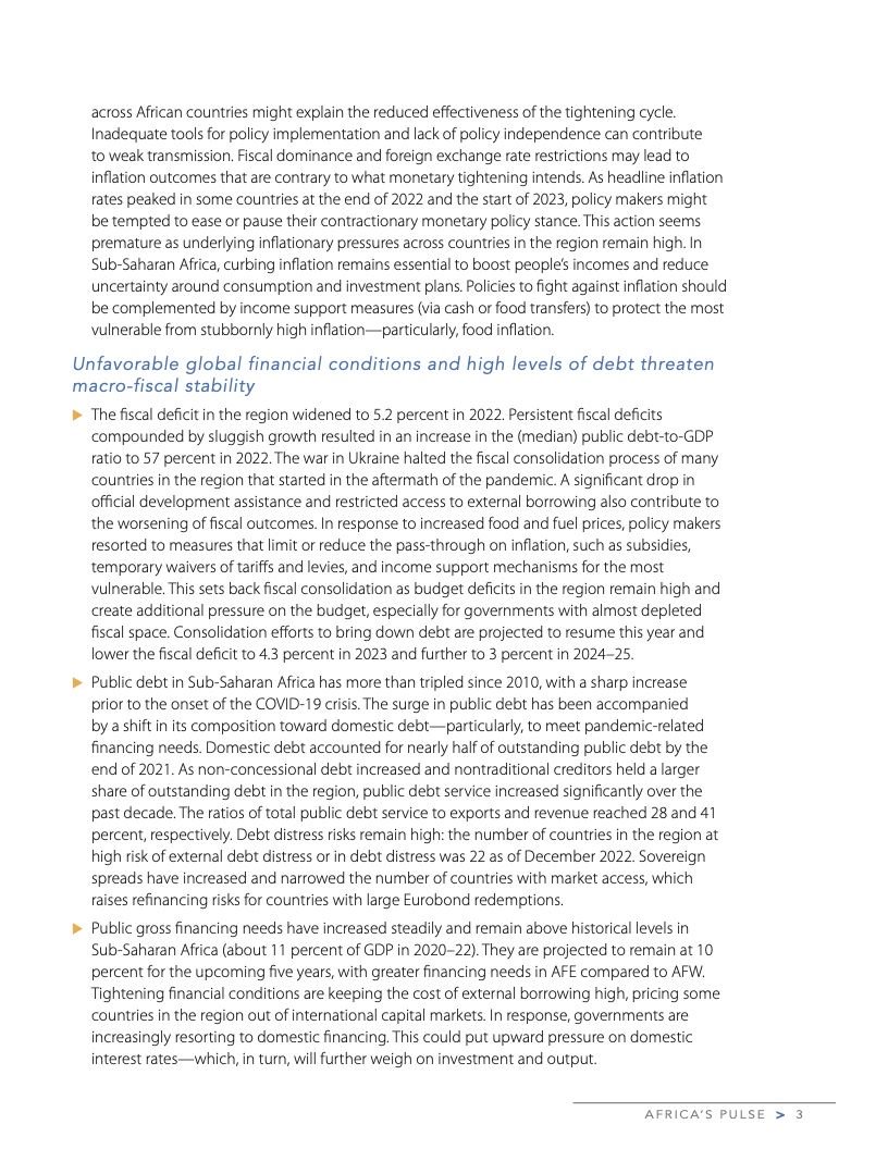 2023年4月非洲脉搏:对影响非洲未来的问题分析