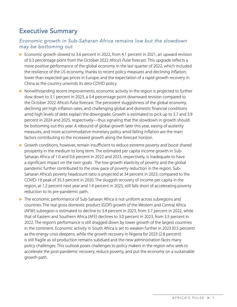 2023年4月非洲脉搏:对影响非洲未来的问题分析