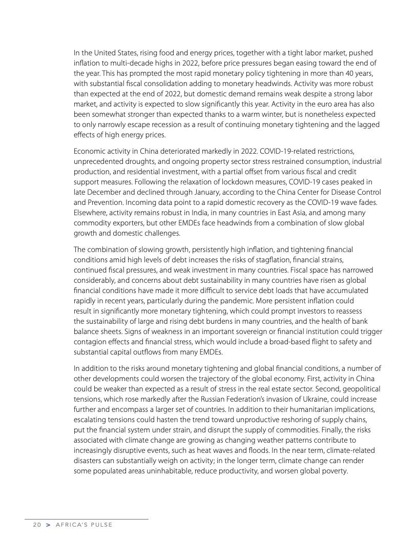 2023年4月非洲脉搏:对影响非洲未来的问题分析