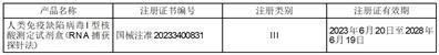 上海仁度生物科技股份有限公司关于公司新产品取得产品注册证书的公告