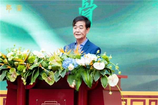 图注:《中国国家地理》杂志社社长李栓科先生现场发言