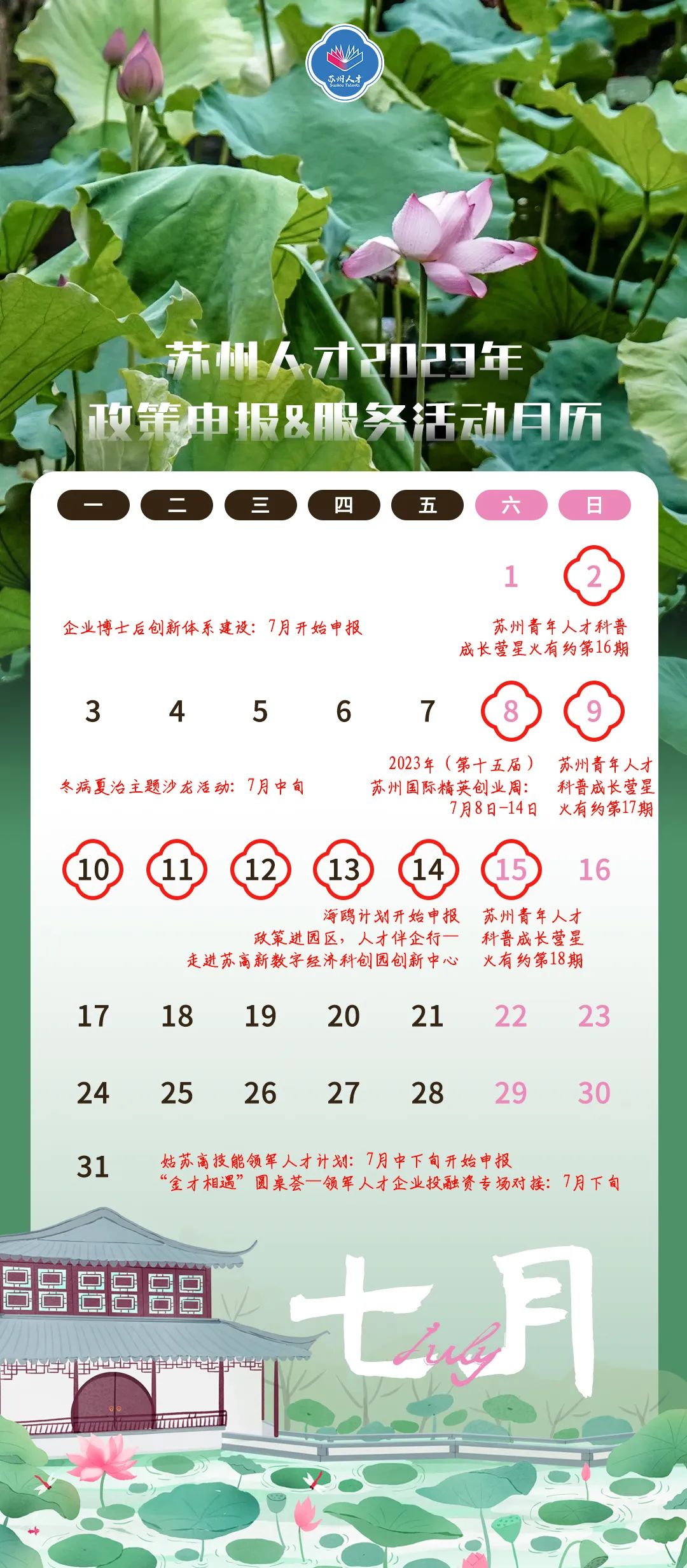 最高百万补贴!7月人才服务月历来了