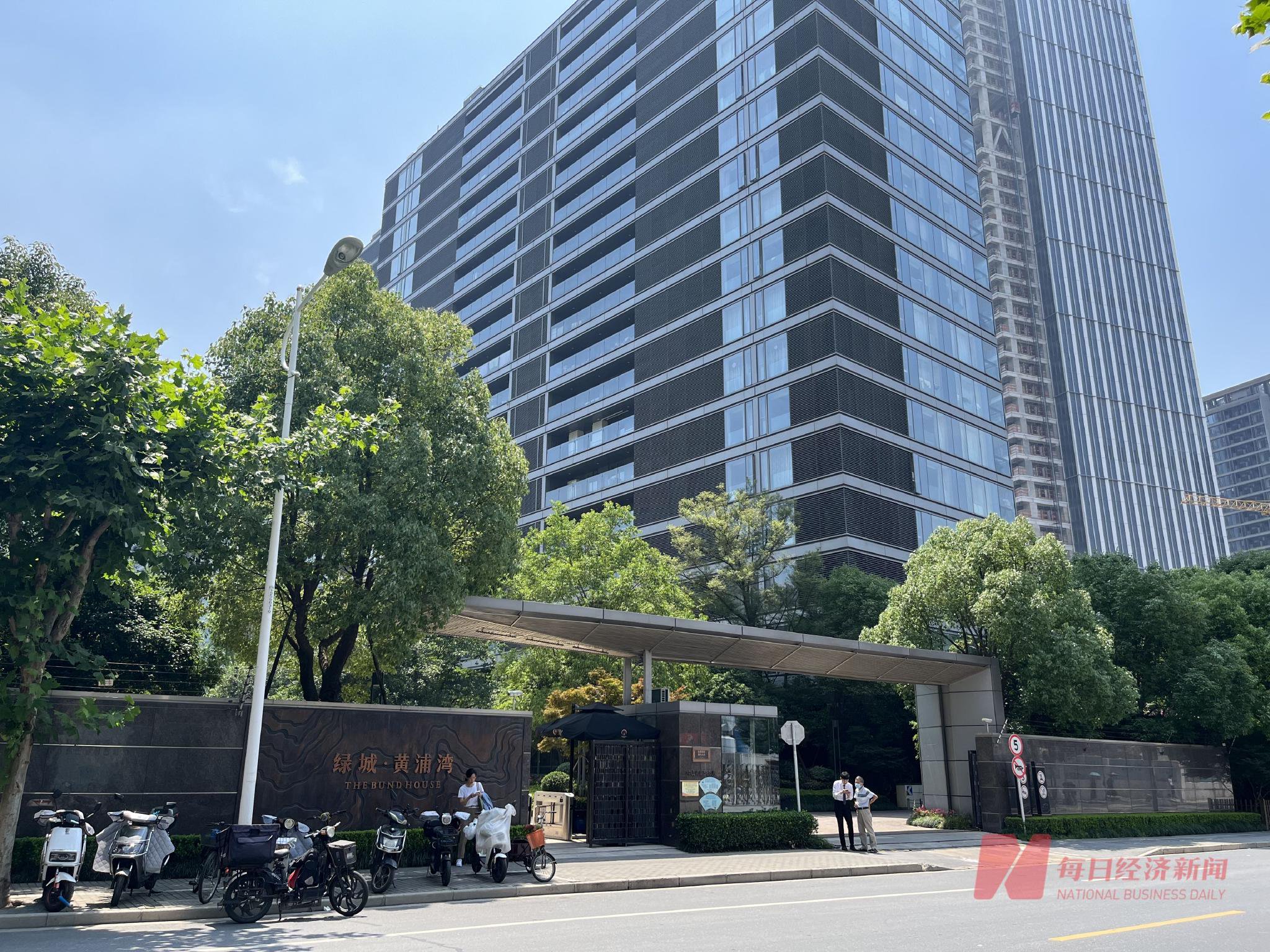 绿城·黄浦湾项目现场 图片来源:每经记者 刘颂辉 摄