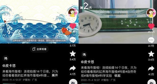 鱼缸版海市蜃楼养成记，抖音@皮卡悠