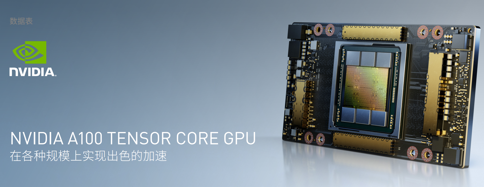 英伟达A100GPU 图片来源:A100数据表截图