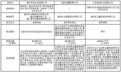 盛屯矿业集团股份有限公司关于担保进展的公告