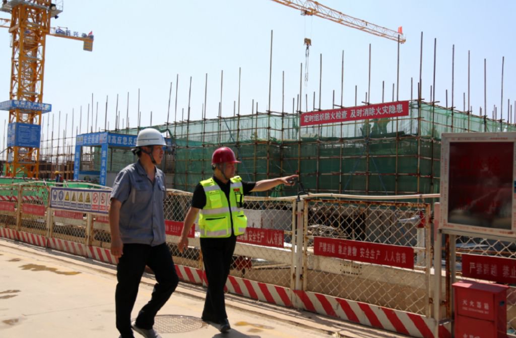 邯钢公司康达地产东湖森林安全联合大检查