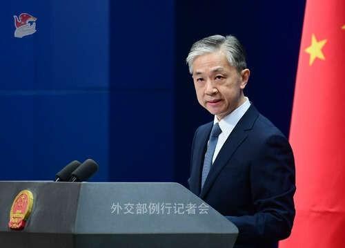 中国外交部发言人汪文斌。图片来自外交部