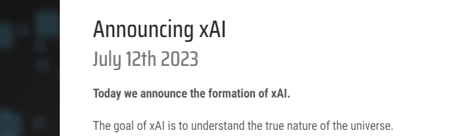 来源:xAI官网