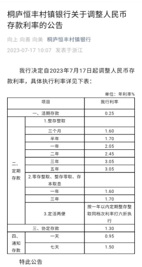 又有银行下调存款利率!