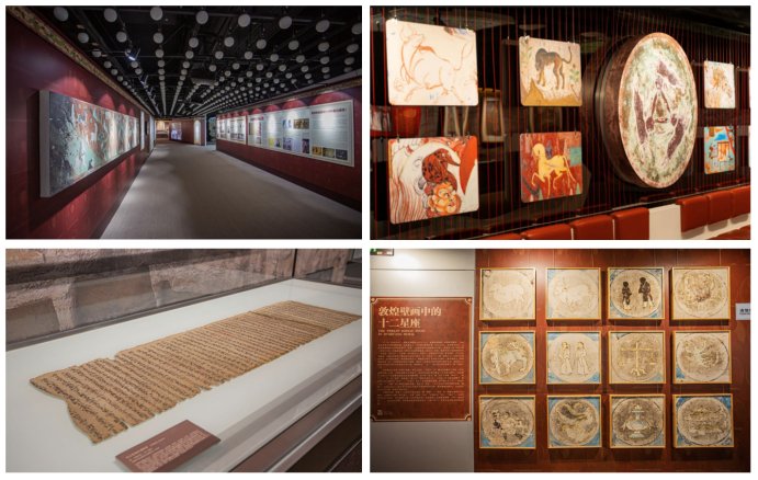 敦煌壁画艺术精品公益巡展陈列作品。一汽红旗供图 华龙网发