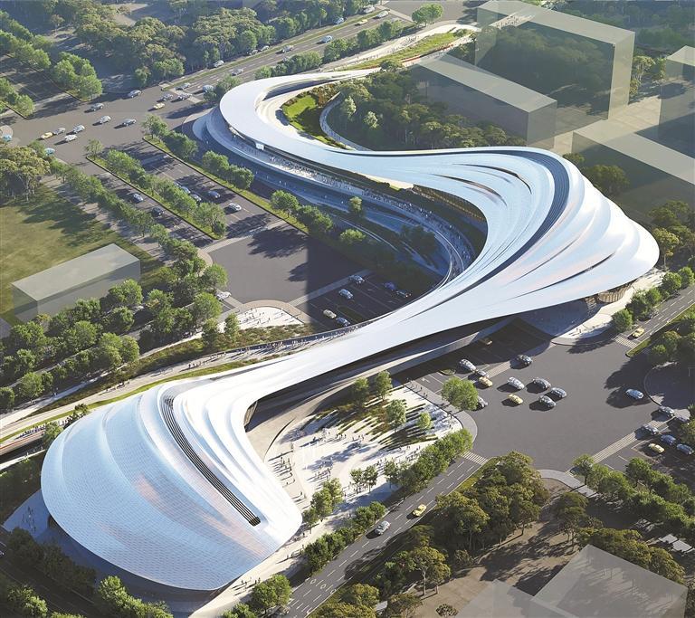 泾河新城国际文化艺术中心(效果图)