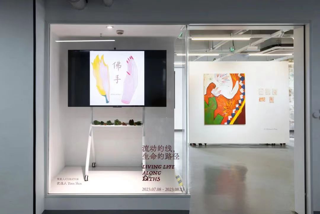 百空间香港路《流动的线,生命的路径》展览。百联集团供图