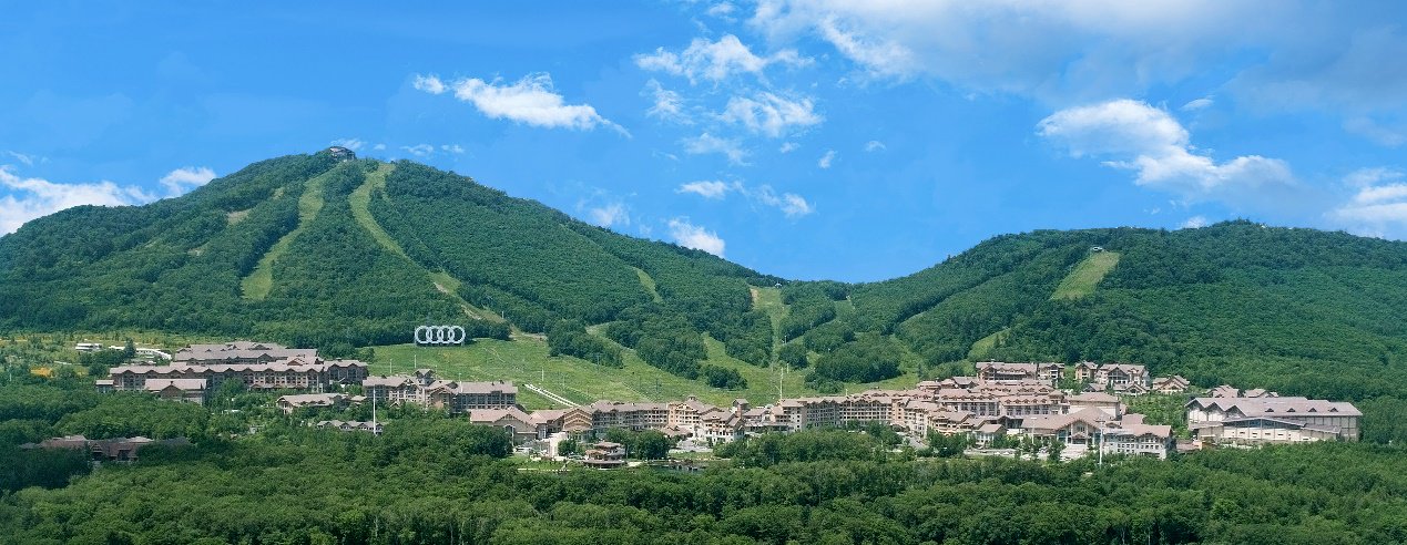 长白山万达国际度假区夏季全景