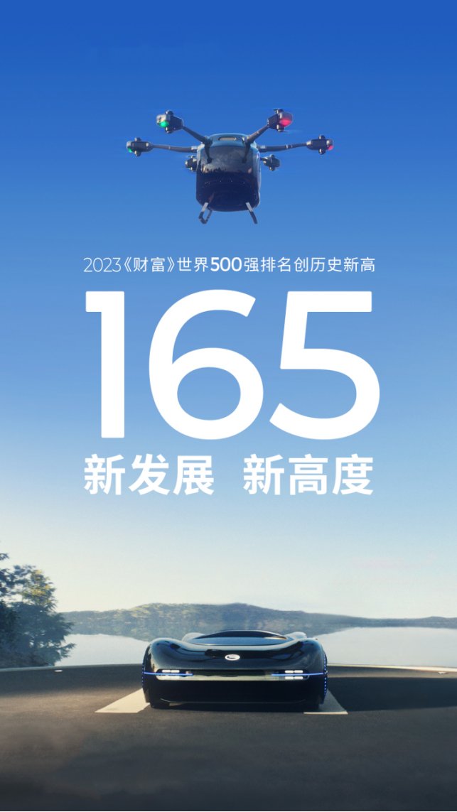 广汽集团在《财富》2023年世界500强企业创历史新高度。 广汽集团供图 华龙网发