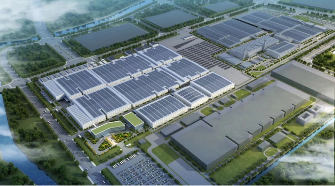 广汽旗下因湃电池科技有限公司在2022年12月动工。 广汽集团供图 华龙网发