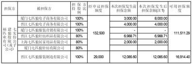 福建七匹狼实业股份有限公司关于为子公司提供担保的进展公告