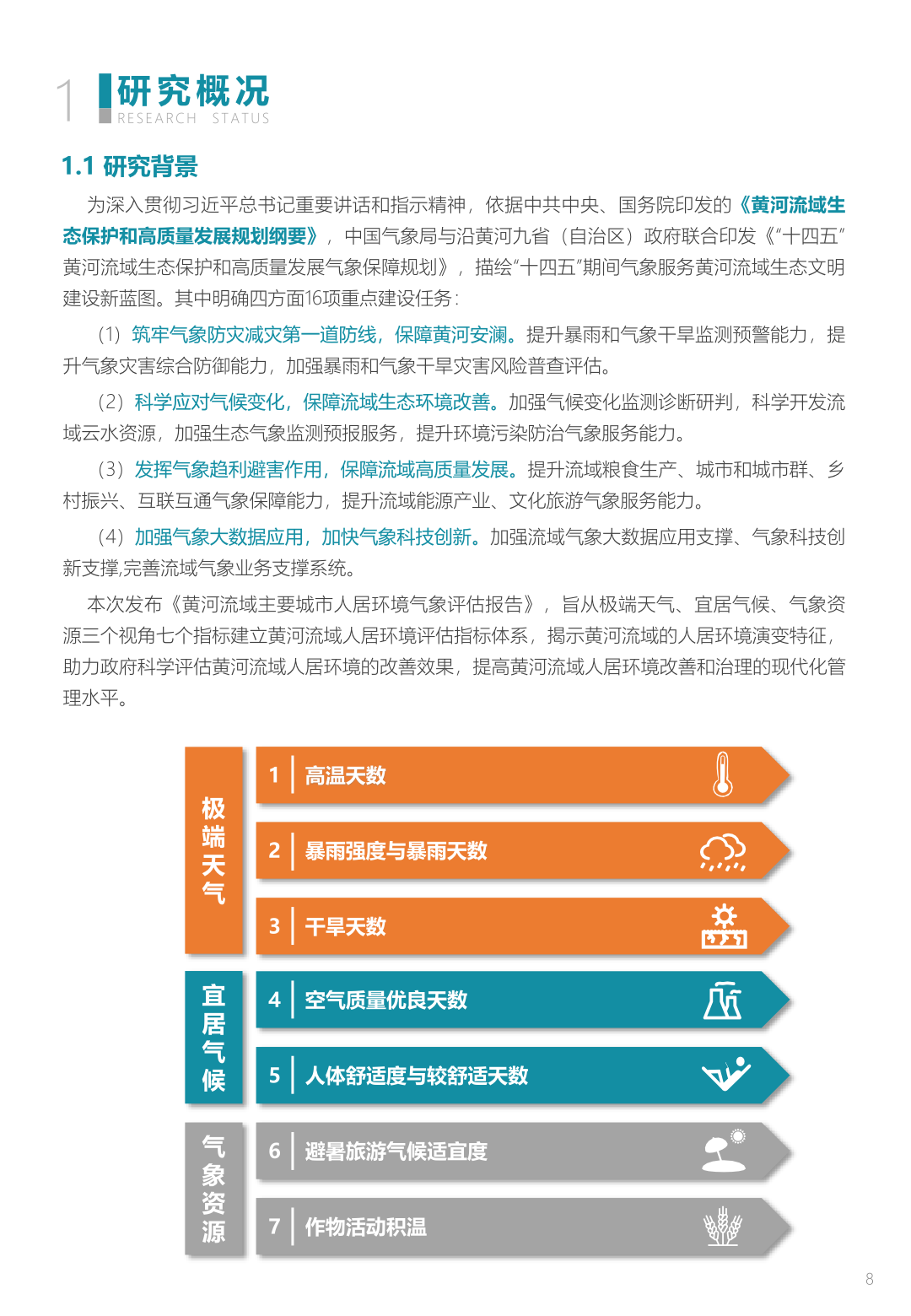 中规院&中规智库:黄河流域主要城市人居环境气象评估报告