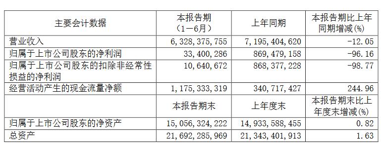 V观财报|安迪苏上半年净利大降96% 拟49亿元投建新厂