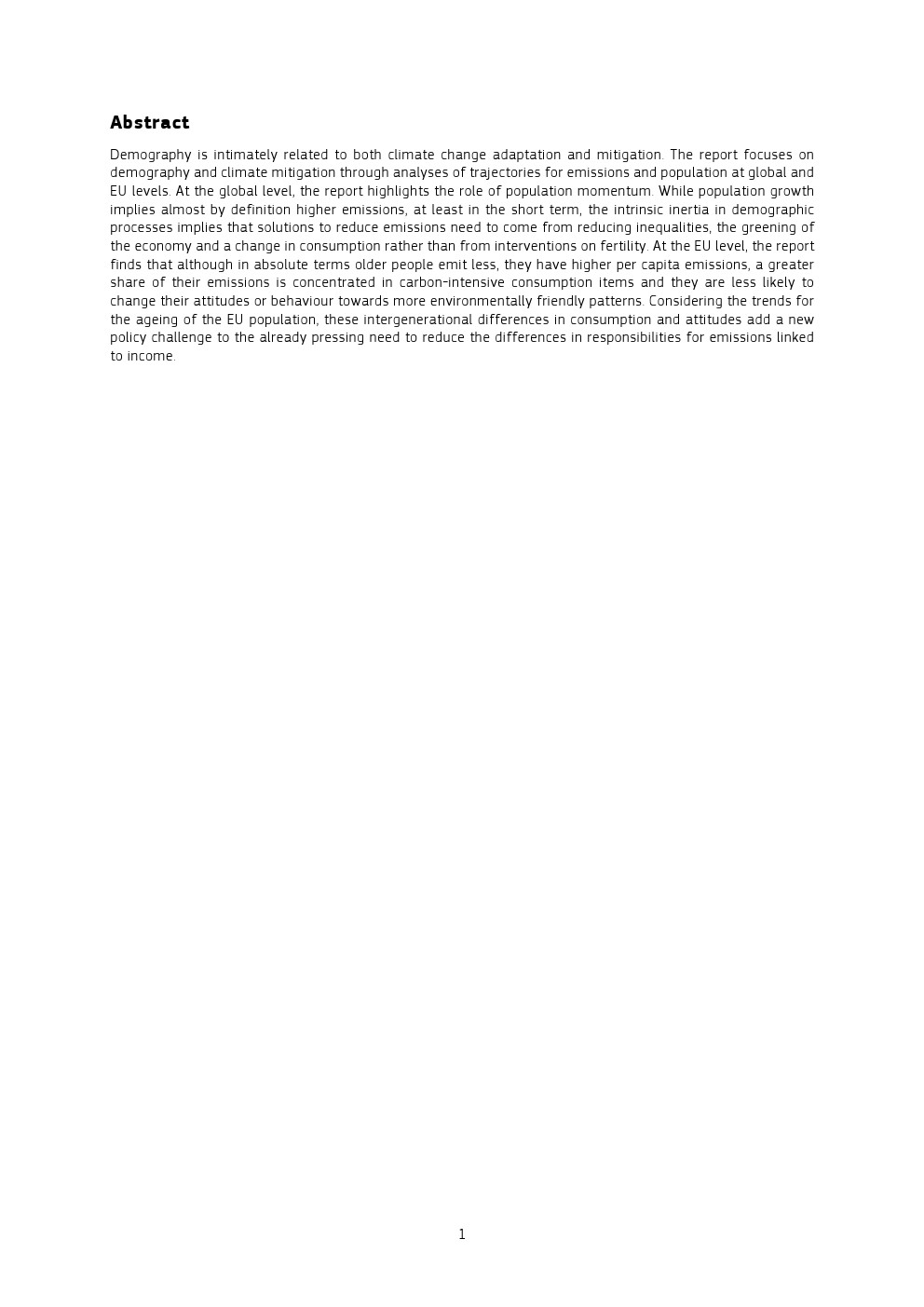 欧盟委员会：2023年人口统计与气候变化