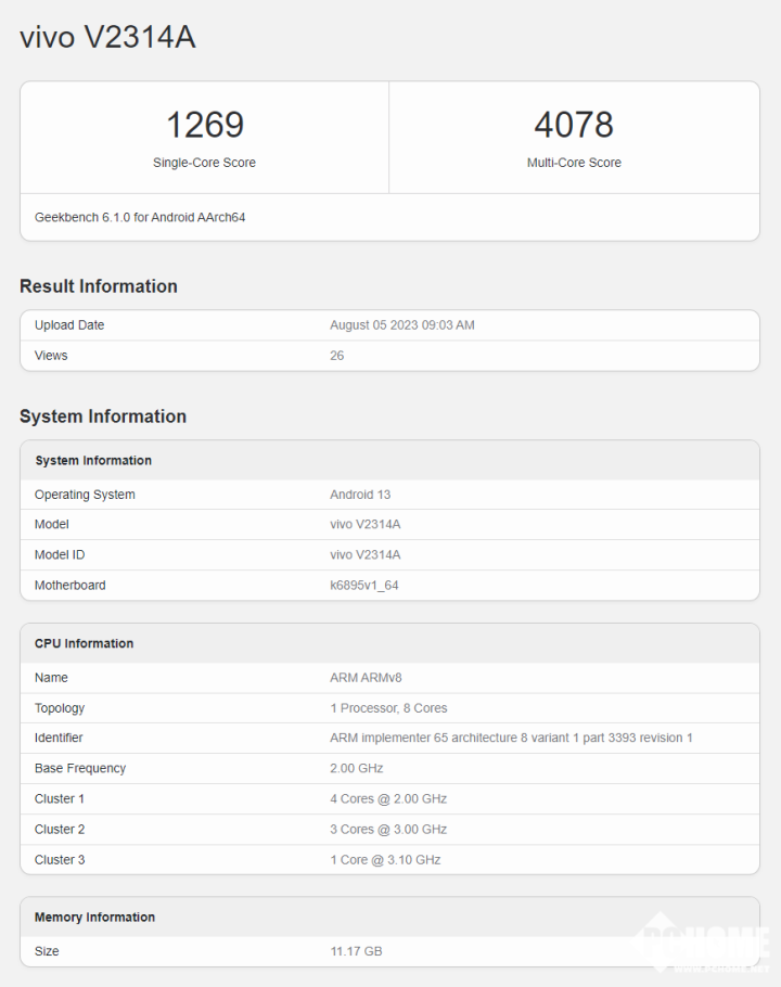 iQOO Z8系列跑分遭曝 天玑8200性能表现不错