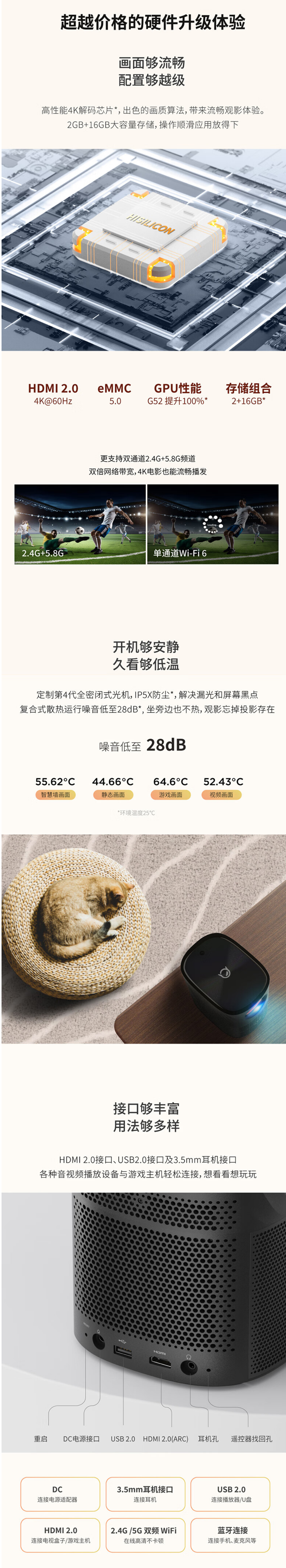 1499 元，联想小新 365 智能投影仪今晚开售：450CVIA 流明、开机无广告