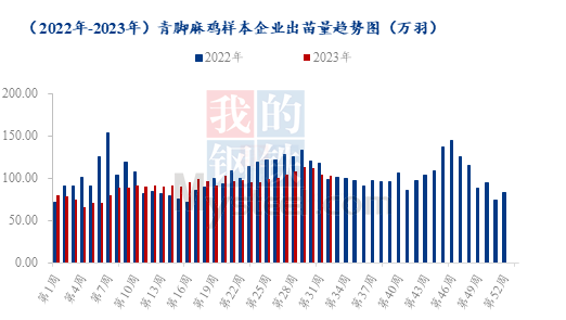 Mysteel解读：肉鸡各品种出苗量增减不一，苗价能否走向同步？,数据来源：钢联数据,第3张