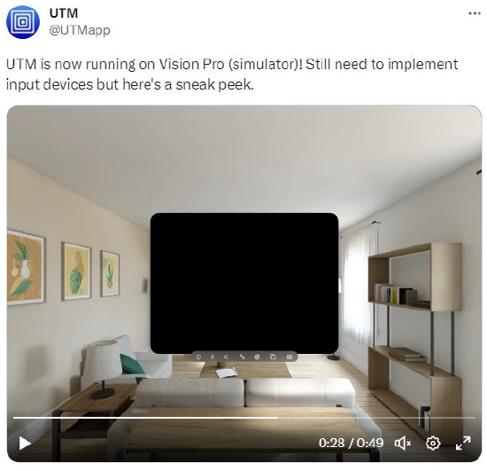 Apple Vision Pro 或可运行 Windows XP
