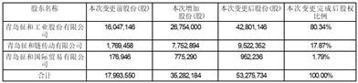 青岛征和工业股份有限公司关于对境外子公司增资的进展公告
