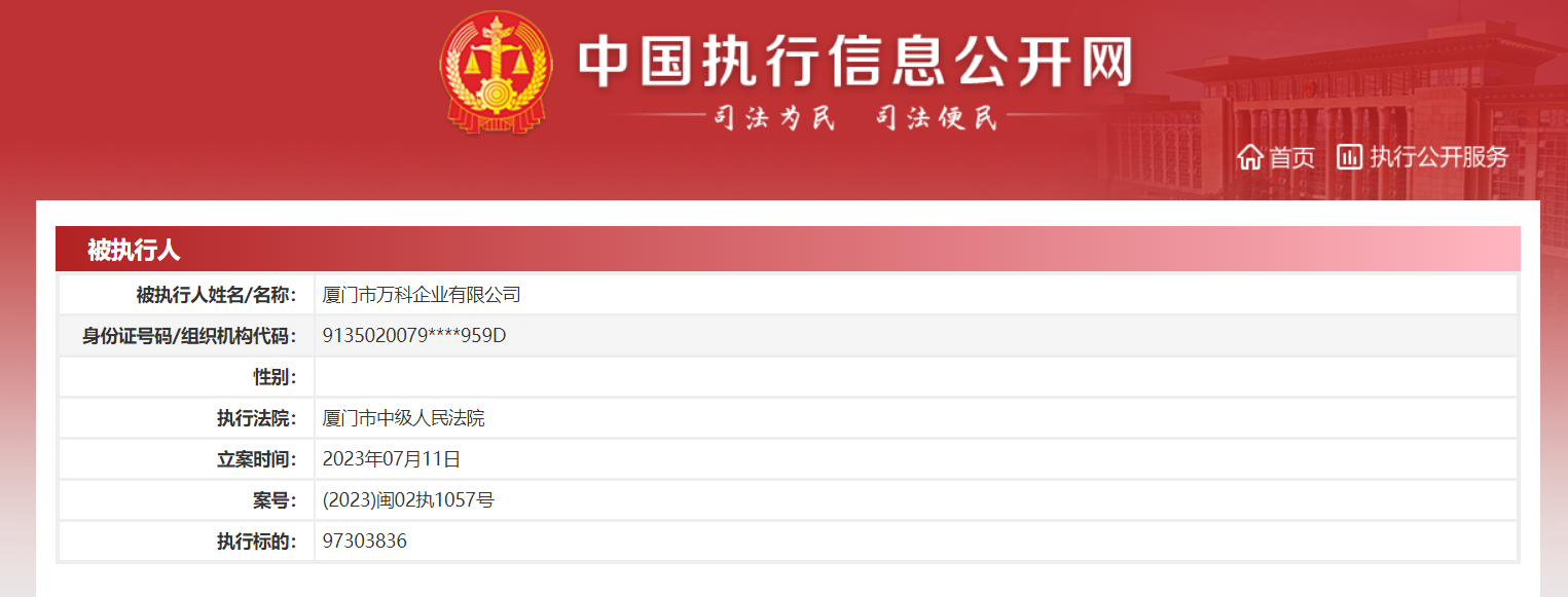 （图源：中国执行信息公开网）