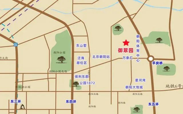 “御翠园”区位图。(来源:网络)