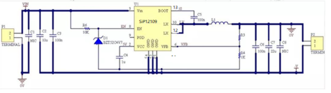 降压芯片电路原理，降压芯片电路