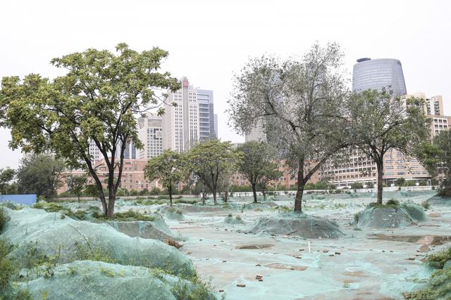 金中都城墙遗址考古现场。新京报记者 浦峰 摄
