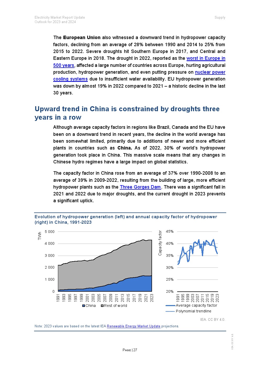 国际能源署信息汇总，国际能源署发布数据
