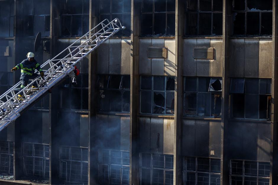Death toll of S. Africa's Johannesburg building fire rises to 63