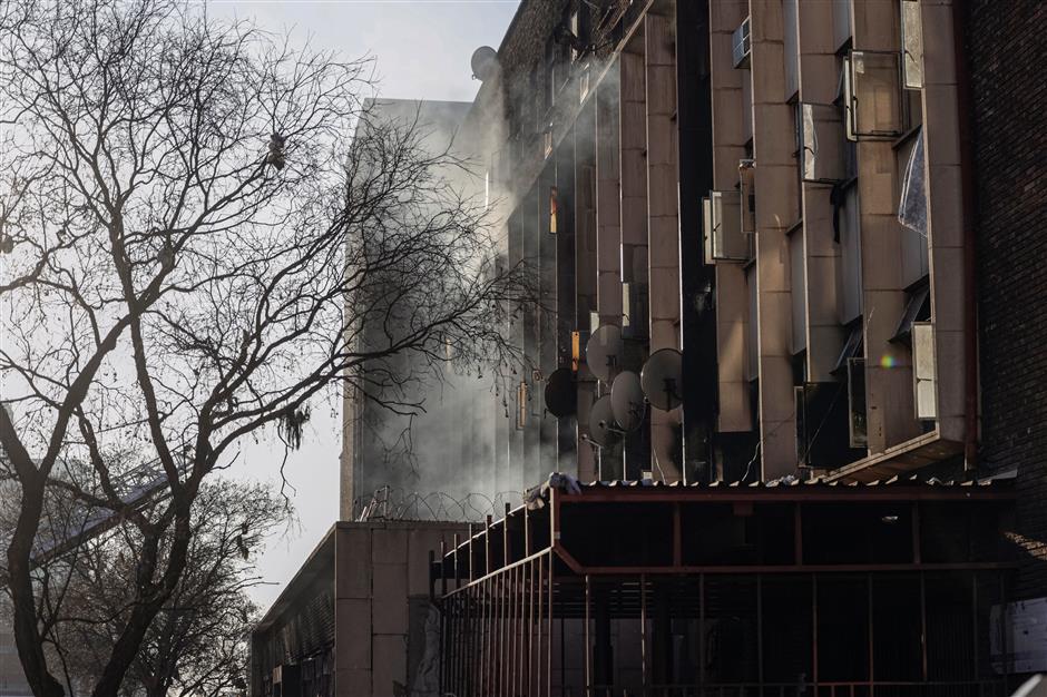 73 dead after fire engulfs building in South Africa