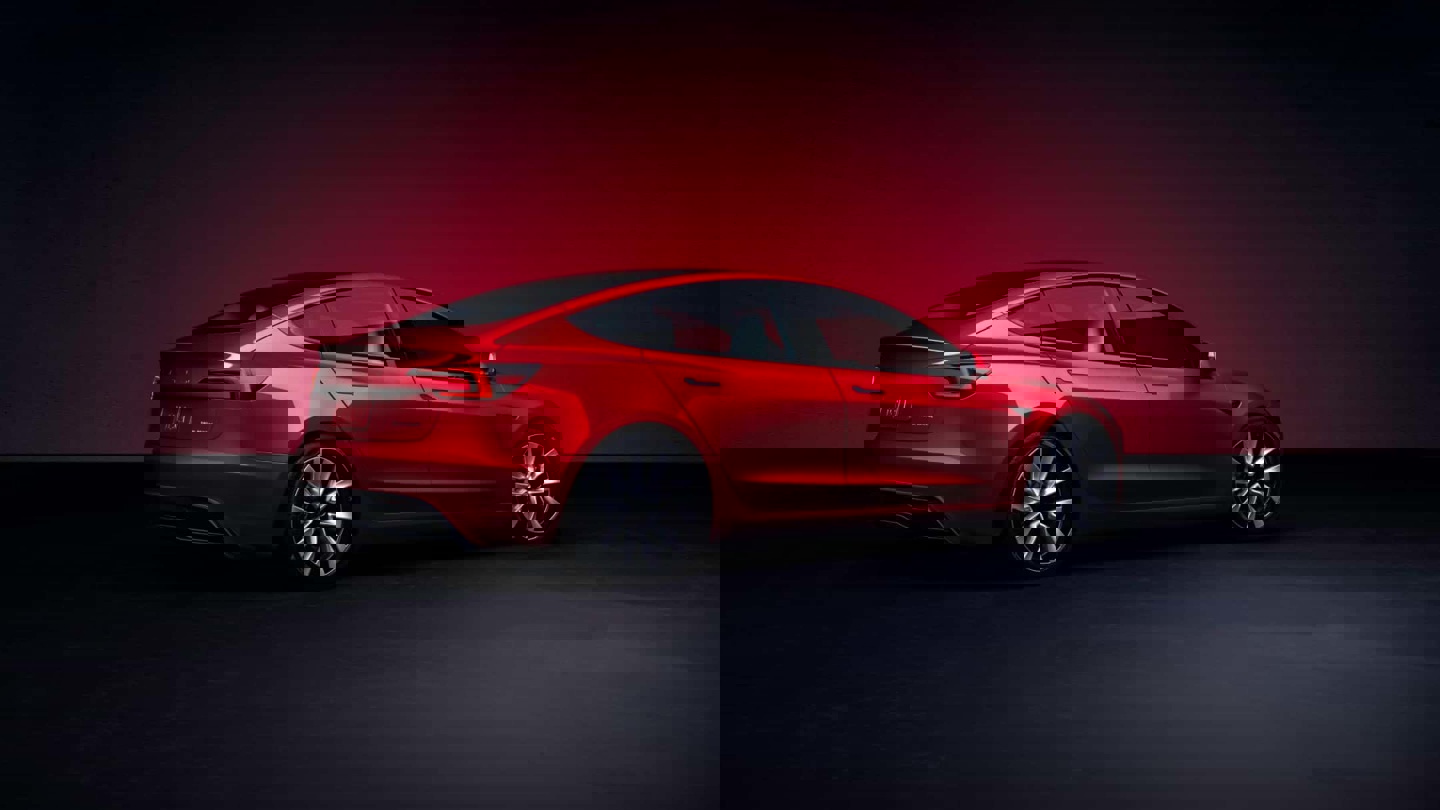 新款特斯拉 Model 3 实车 / 官图曝光,此前消息称今日上市