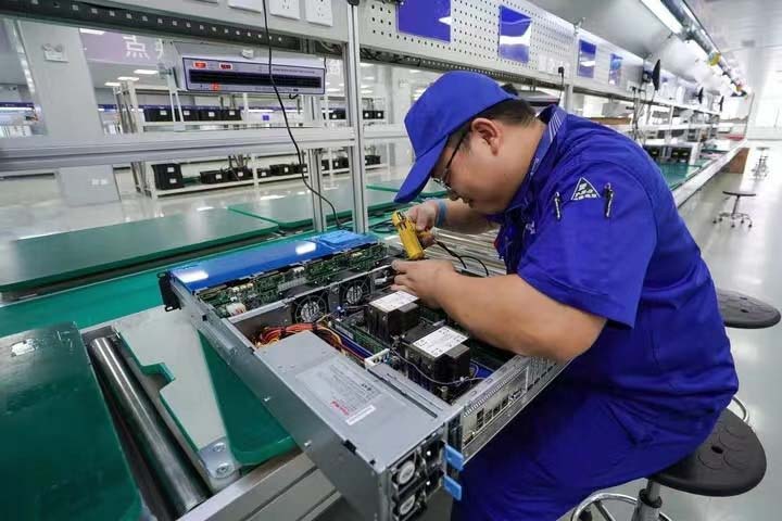 扬州坤擎计算机有限公司厂区。