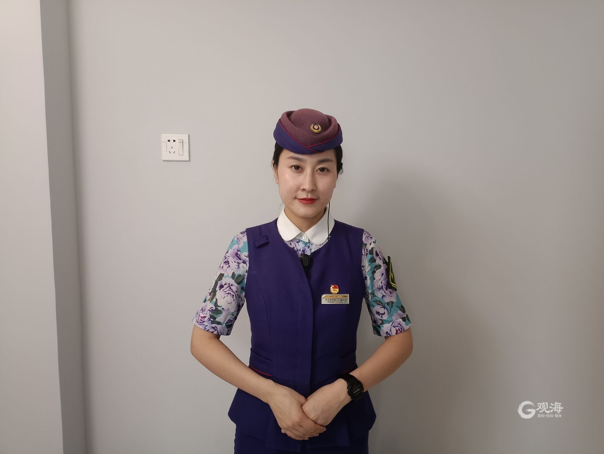 列车长殷允秋。