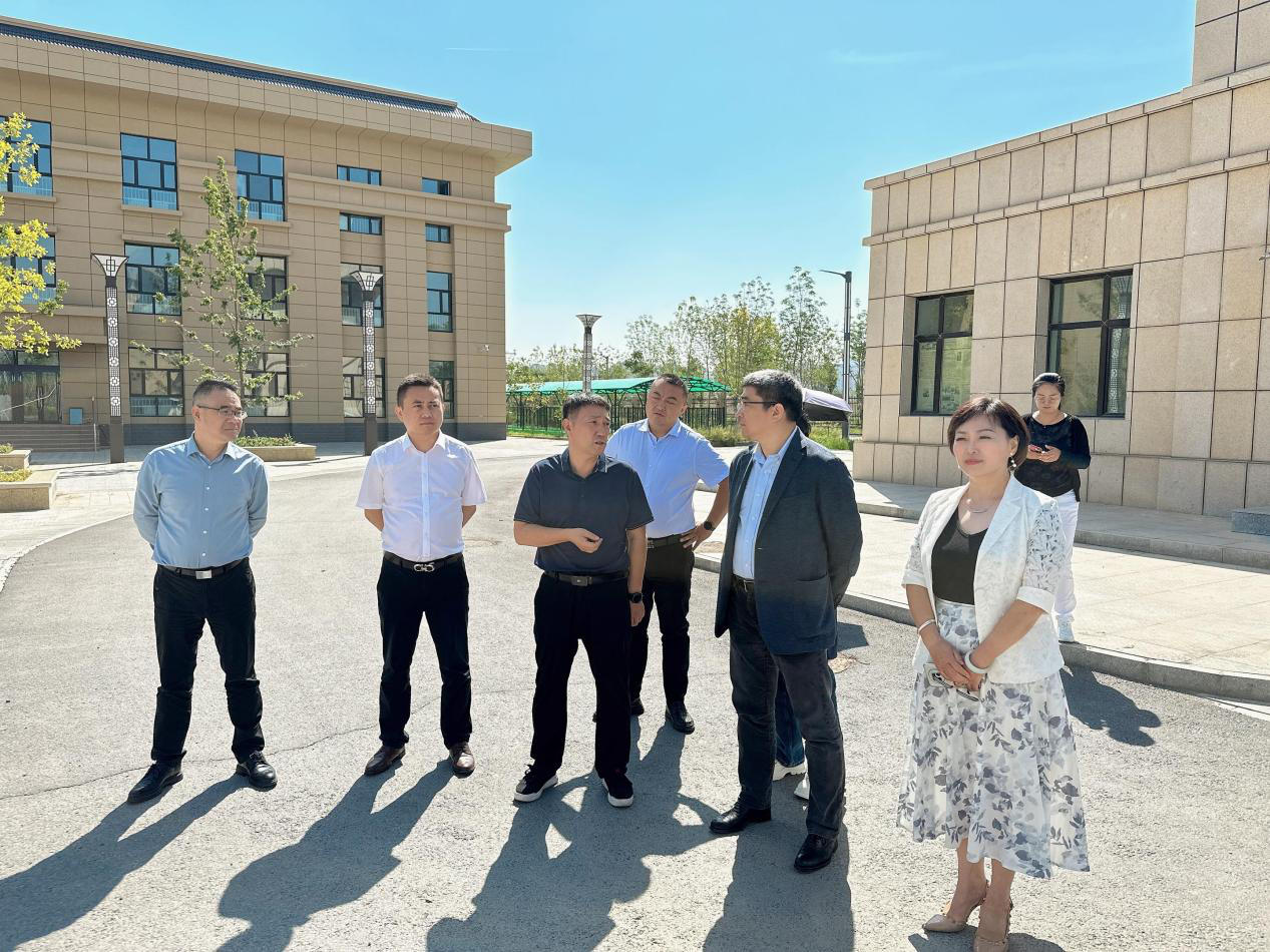 学大教育集团CEO金鑫一行参访昌吉相关项目场地