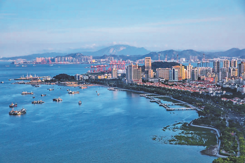 风景秀丽的海沧。（陶卉/摄）