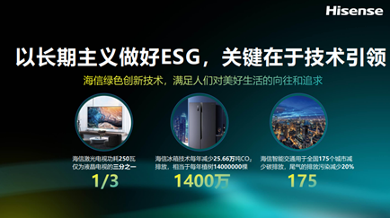 海信贾少谦：以长期主义践行ESG推动企业高质量发展