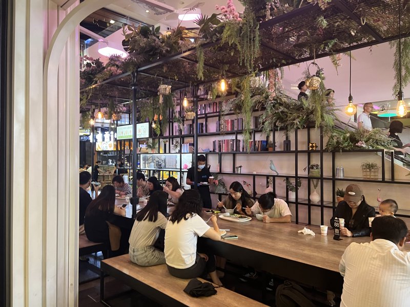 外卖小哥潘先生事发时所在的休息处