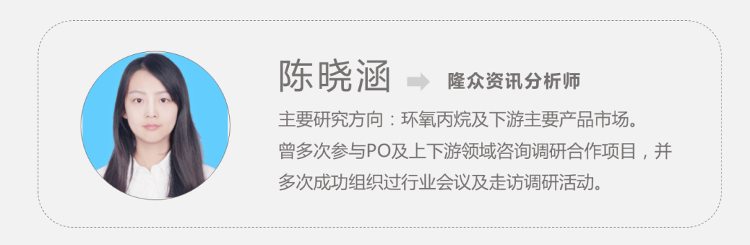 环氧丙烷 | 利好支撑 涨至下半年高位